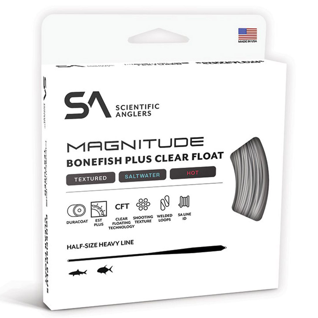 Scientific Anglers Magnitude Bonefish Plus ligne à mouche Ivory/Clear