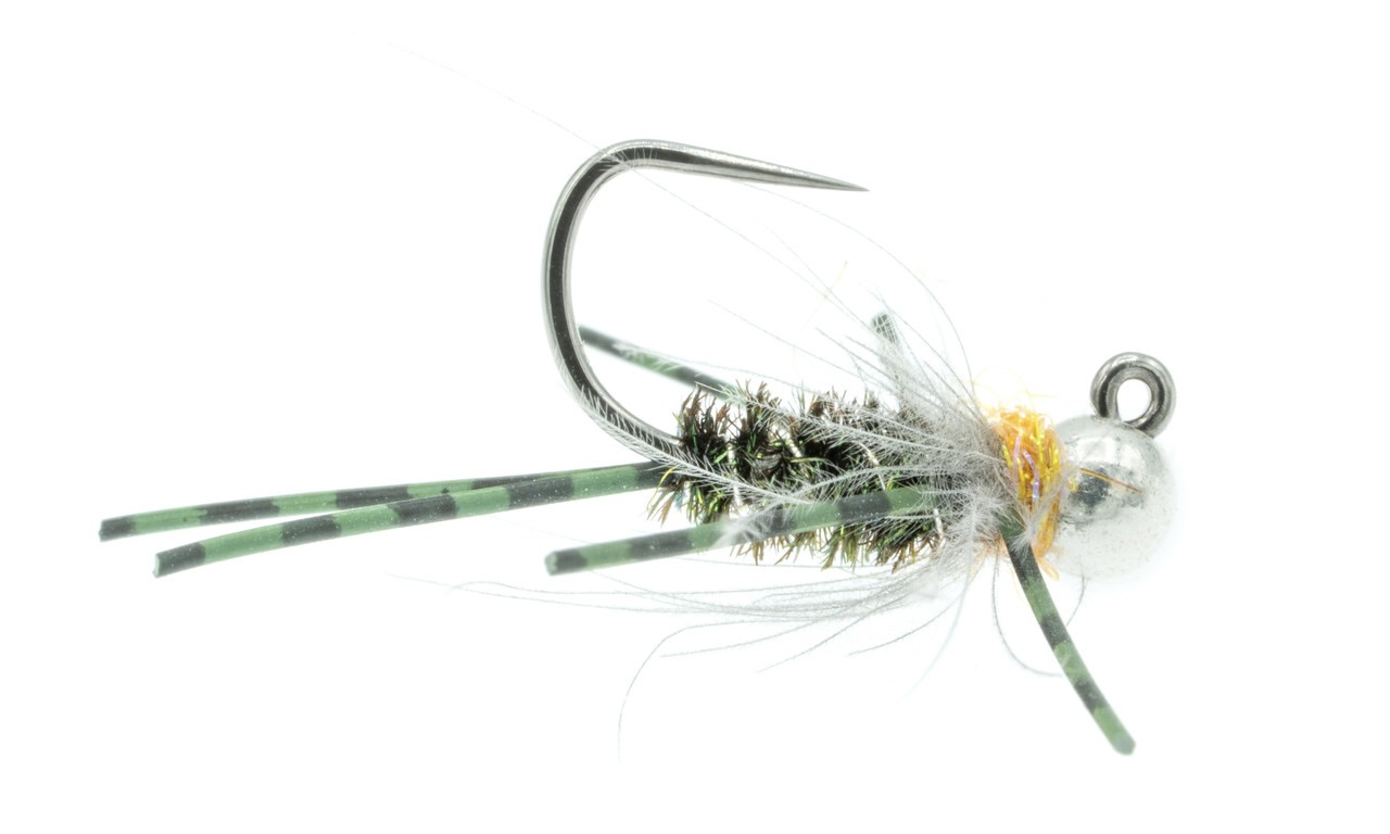 Umpqua Rubberleg Nymphes Bizzaro Jerry #12 Barbless