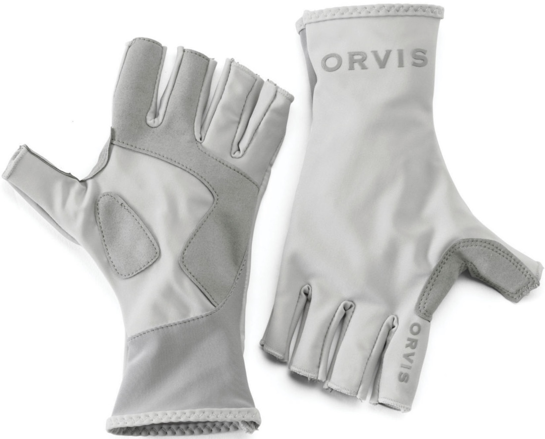 Orvis Sungloves UPF 50+ Gant de protection solaire light grey