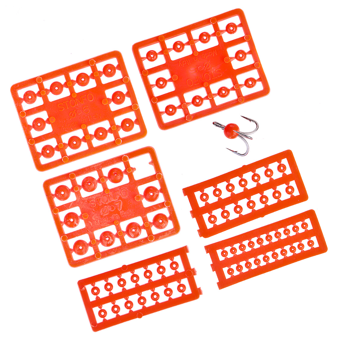Stonfo 545/546 Perles d'attraction rouges