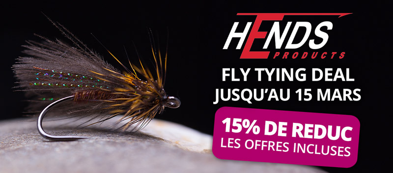 HENDS Fly Tying Deal: 15% jusqu'au 15/3