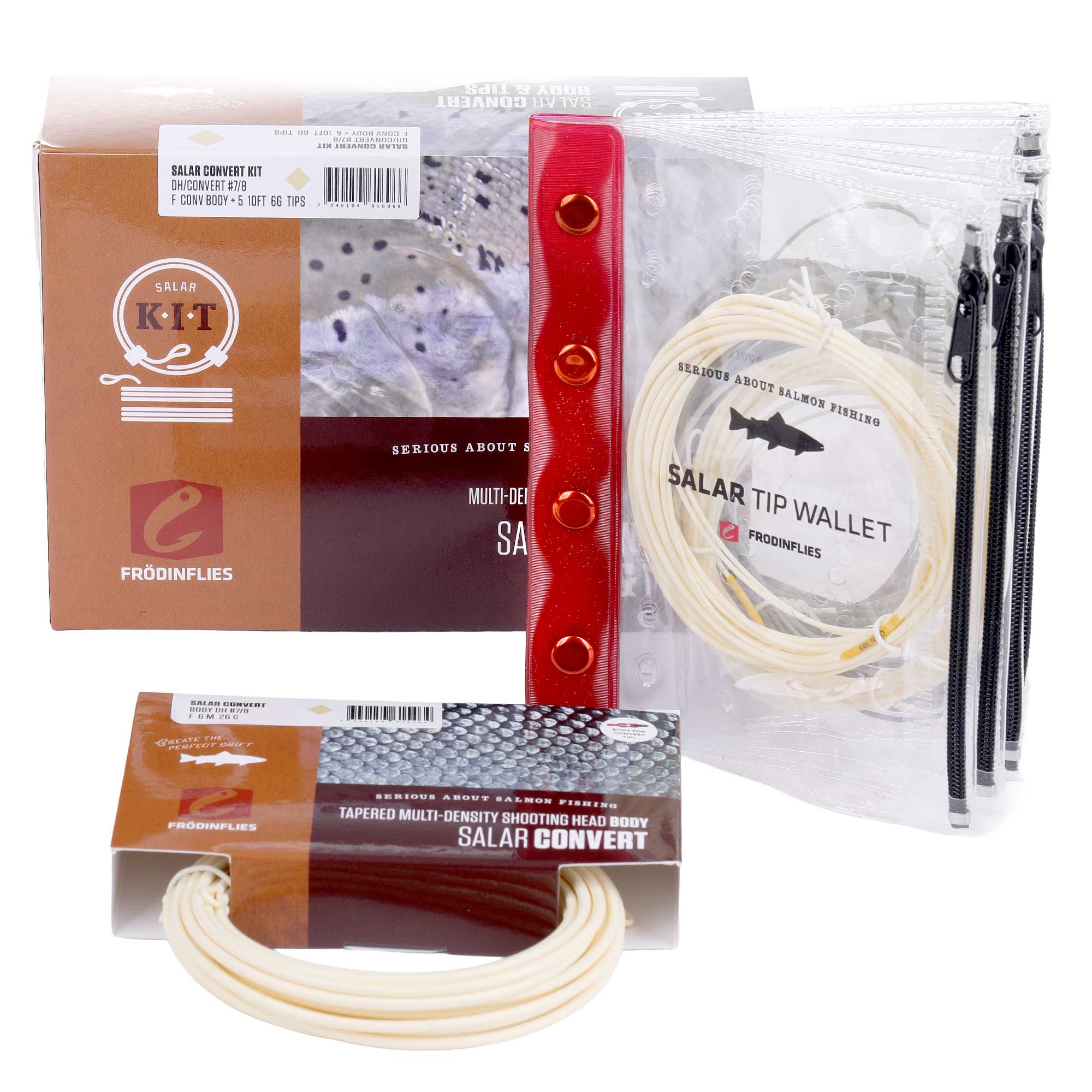 Frödin Salar Convert DH Short Spey Shooting Head Kit flottant avec embouts