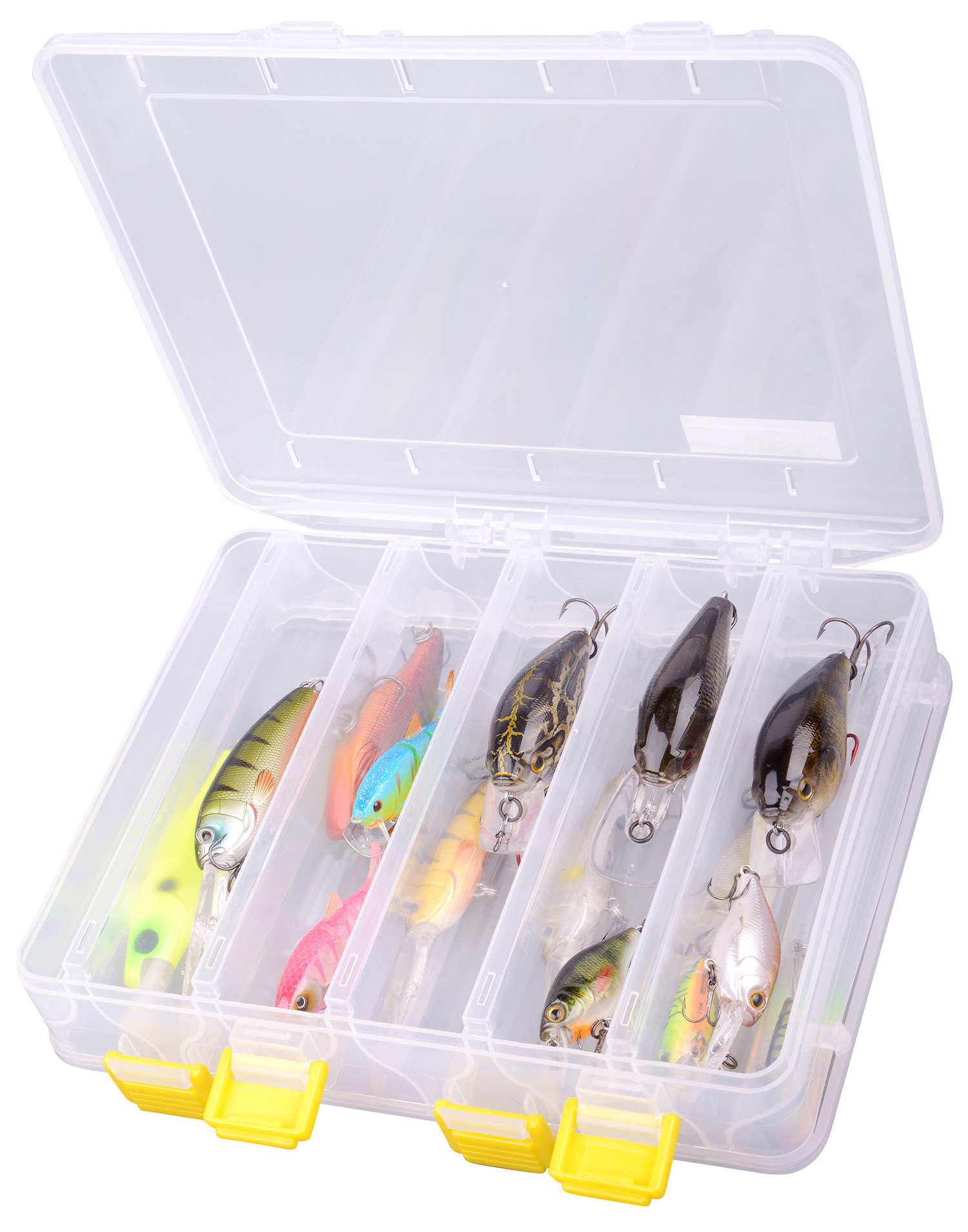 Spro boîte à hardbaits double face boîte à hardbaits moyenne 20 x 15,5 x 4,5 cm