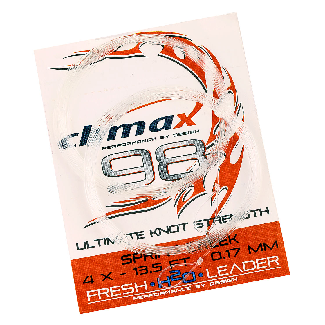 Climax 98 Spring Creek Trout Leader Bas de ligne 13,5ft 2er Pack