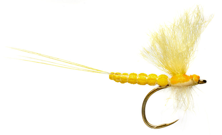 Fulling Mill mouche sèche - OE Mohican Yellow May Dun barbless