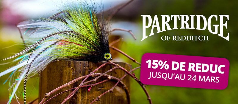 PARTRIDGE: 15% de réduction jusqu'au 24/3