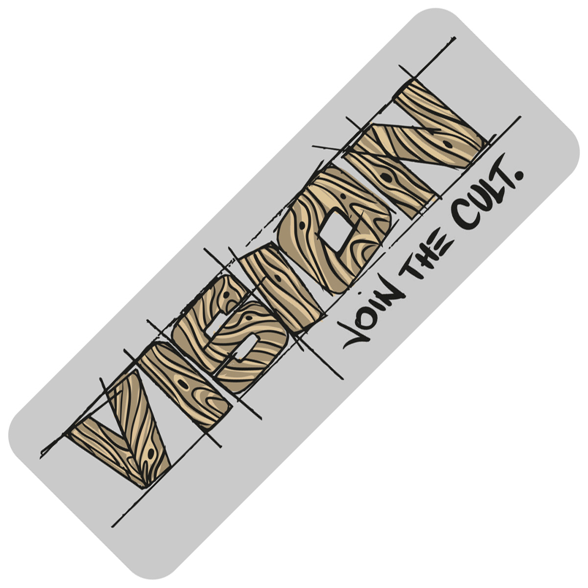 Vision Join The Cult Sticker Rectangulaire 40x14 cm