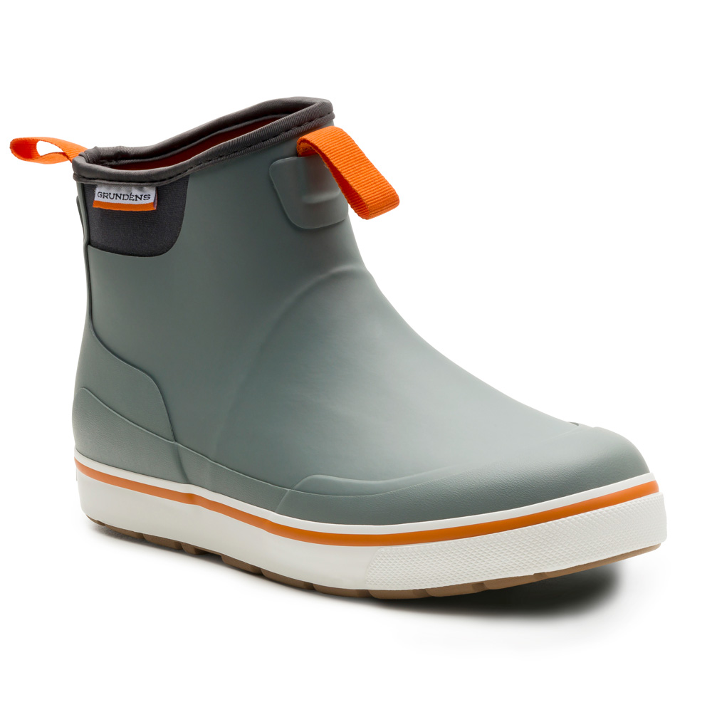 Grundéns Deck-Boss Ankle Boot bottes en caoutchouc courtes monument grey