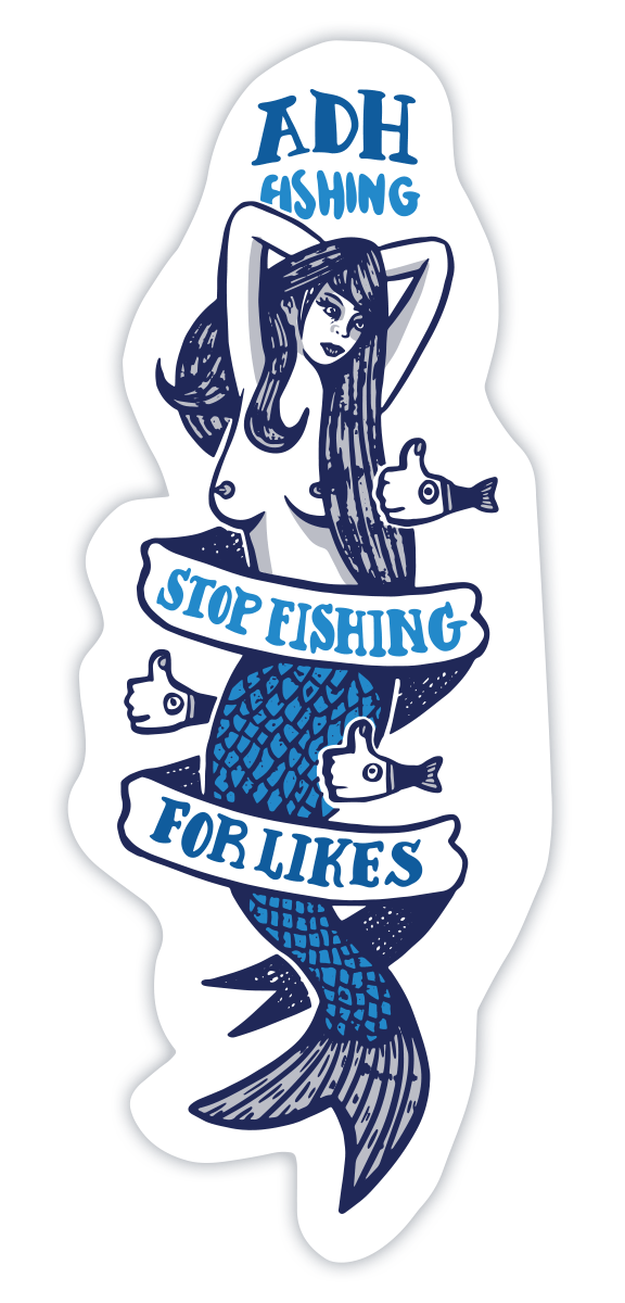 adh-fishing Mermaid Autocollant sirène