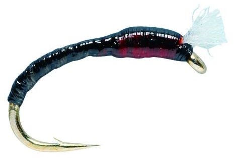 Fulling Mill Flexi Floss Black Buzzer Nymphes
