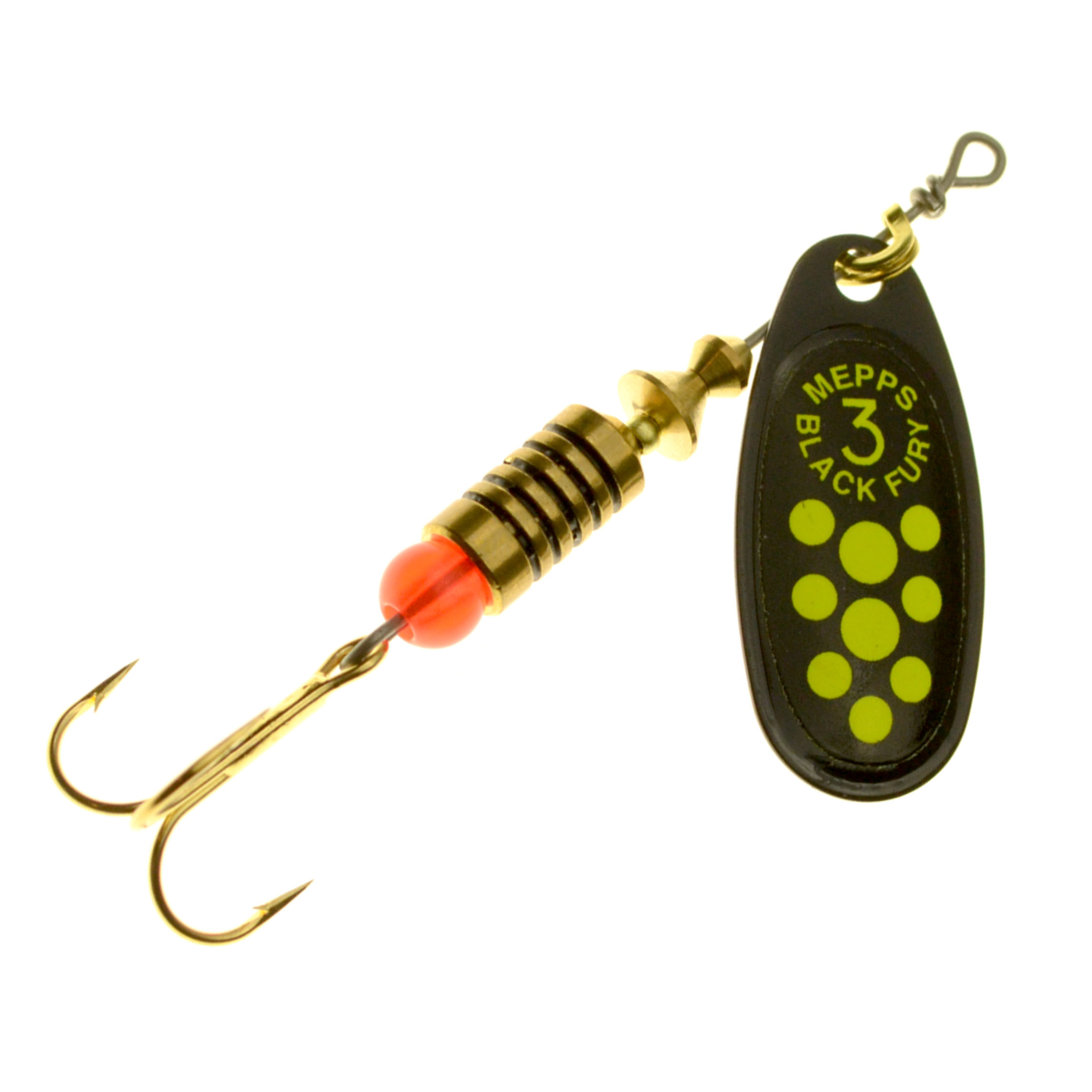 Mepps Black Fury Spinner noir/chartreuse