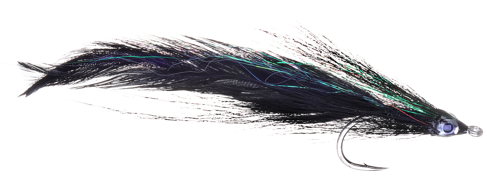 Fulling Mill Streamer Deceiver Black #2/0
