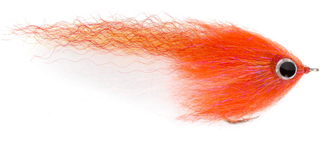 Fishient H2O Mouche d'eau salée - Brush Fly orange