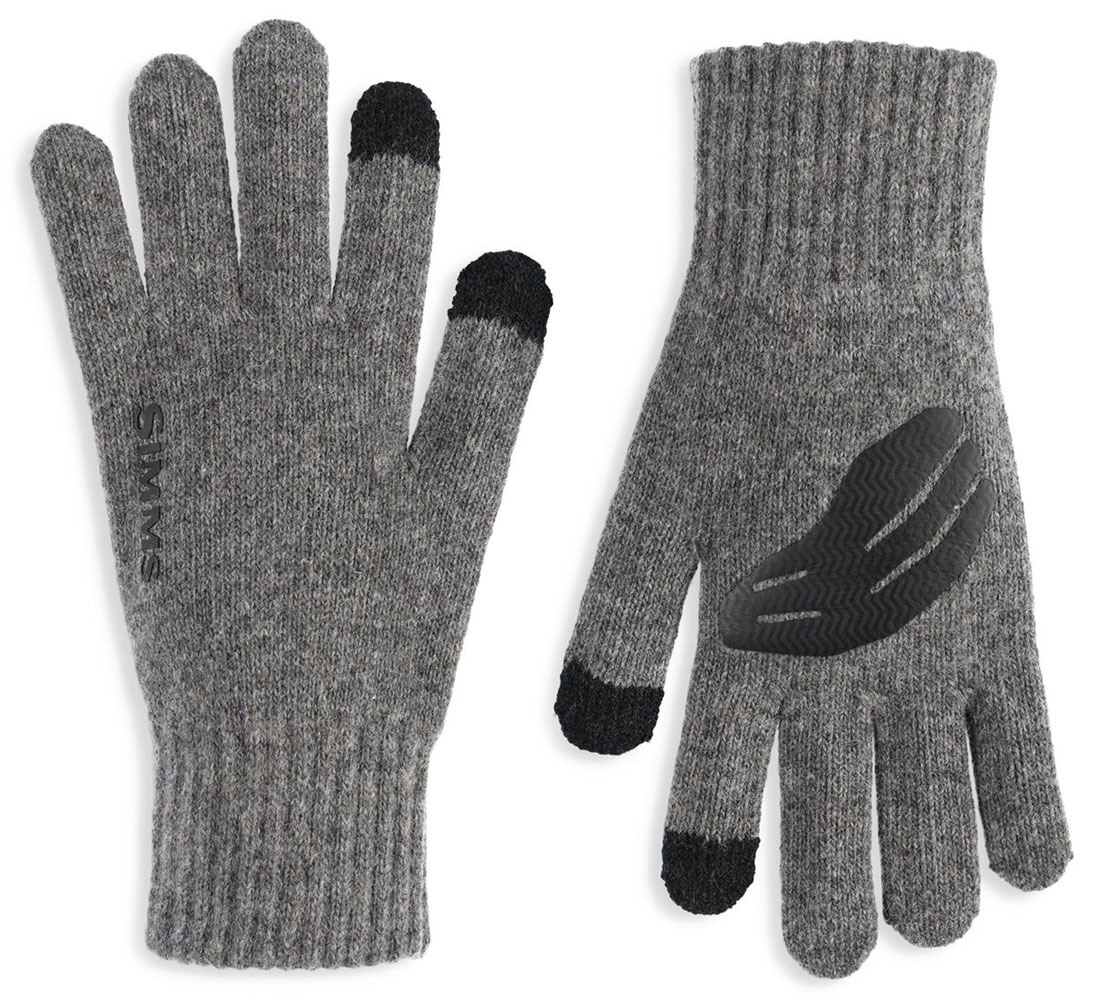 Gants Simms Wool Full Finger Glove steel