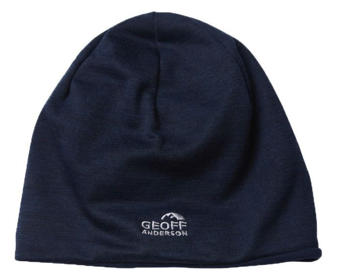 Geoff Anderson Bonnet Mérinos WizWool bleu foncé