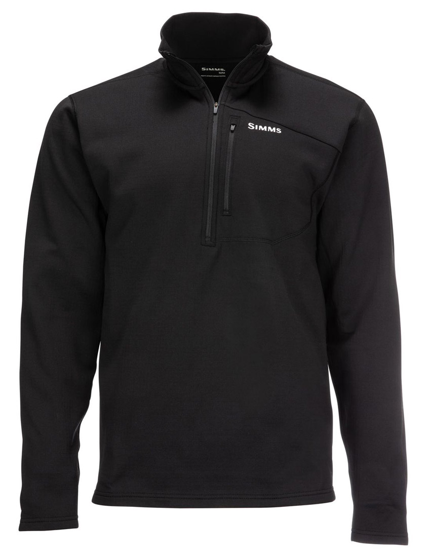 Simms Thermal 1/4 Zip Top pullover black