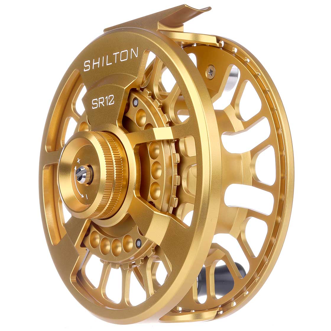 Shilton SR Series Custom Reel Gold-Gold moulinets de mouche