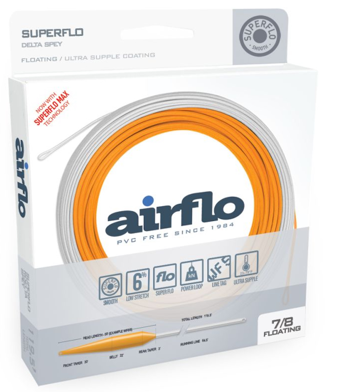 Airflo Delta Spey - Floating Spey ligne à mouche à deux mains Sunrise/White