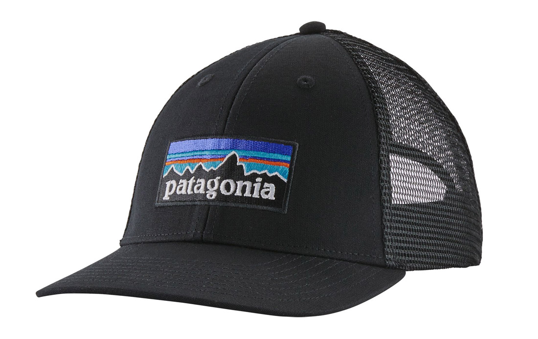 Patagonia P-6 Logo LoPro Trucker Hat casquette BLK