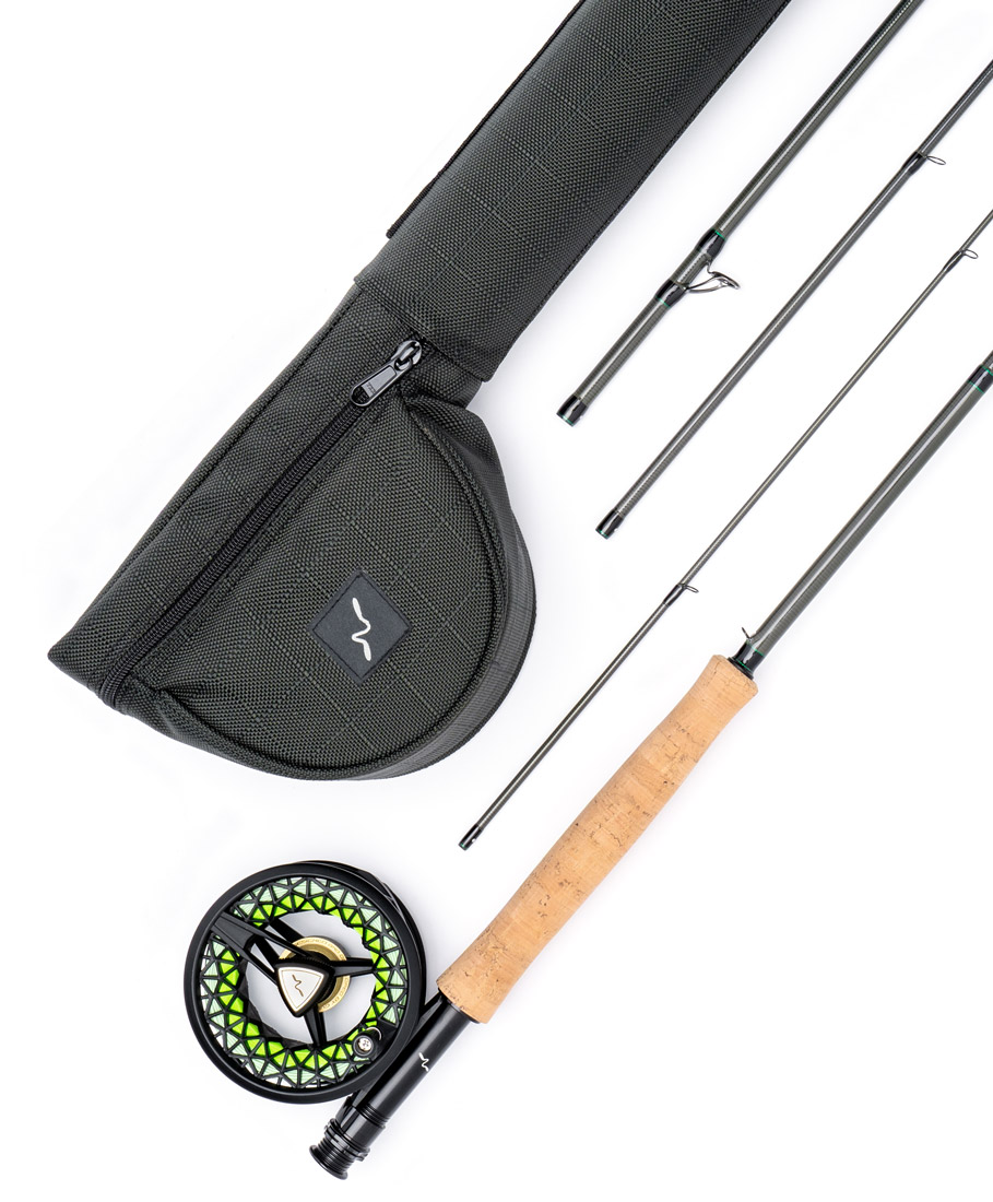 Guideline Embrace Flyfishing Kit Trout # 5 - 9 ft Set de cannes à mouche
