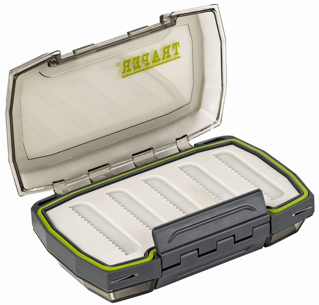 Traper Dryfly Box Double Side Waterproof 132 x 85 x 38mm Boîte à mouches sèche