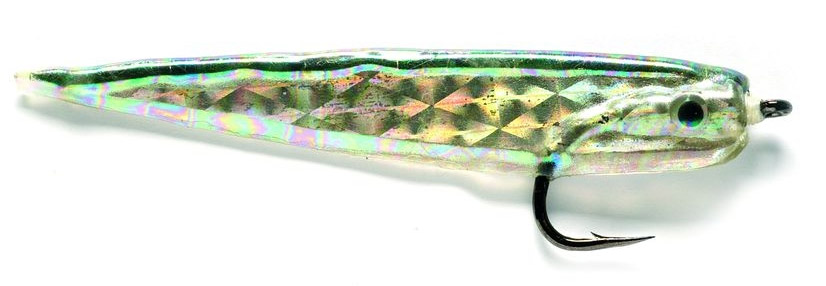 Fulling Mill mouche d'eau salée - Bluewater Softy Minnow green/pearl