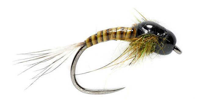 Nymphes Fulling Mill - Olive Quill Nymph Barbless