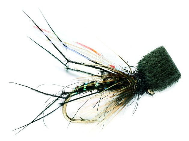 Mouche sèche Fulling Mill - Hopper Popper Sauterelle noir