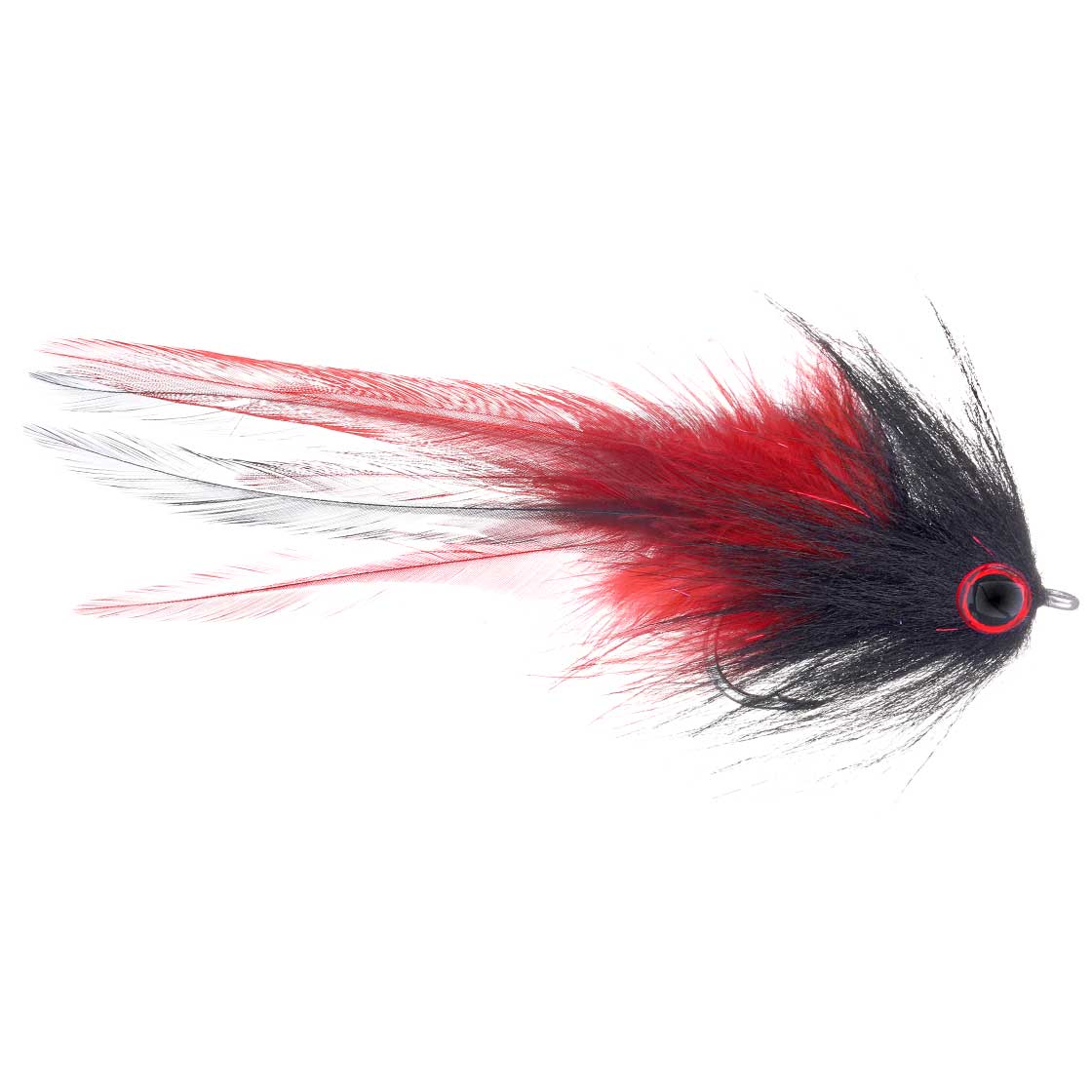 Superflies Alphonse GT Brush Fly Rouge et Black SL12S #6/0