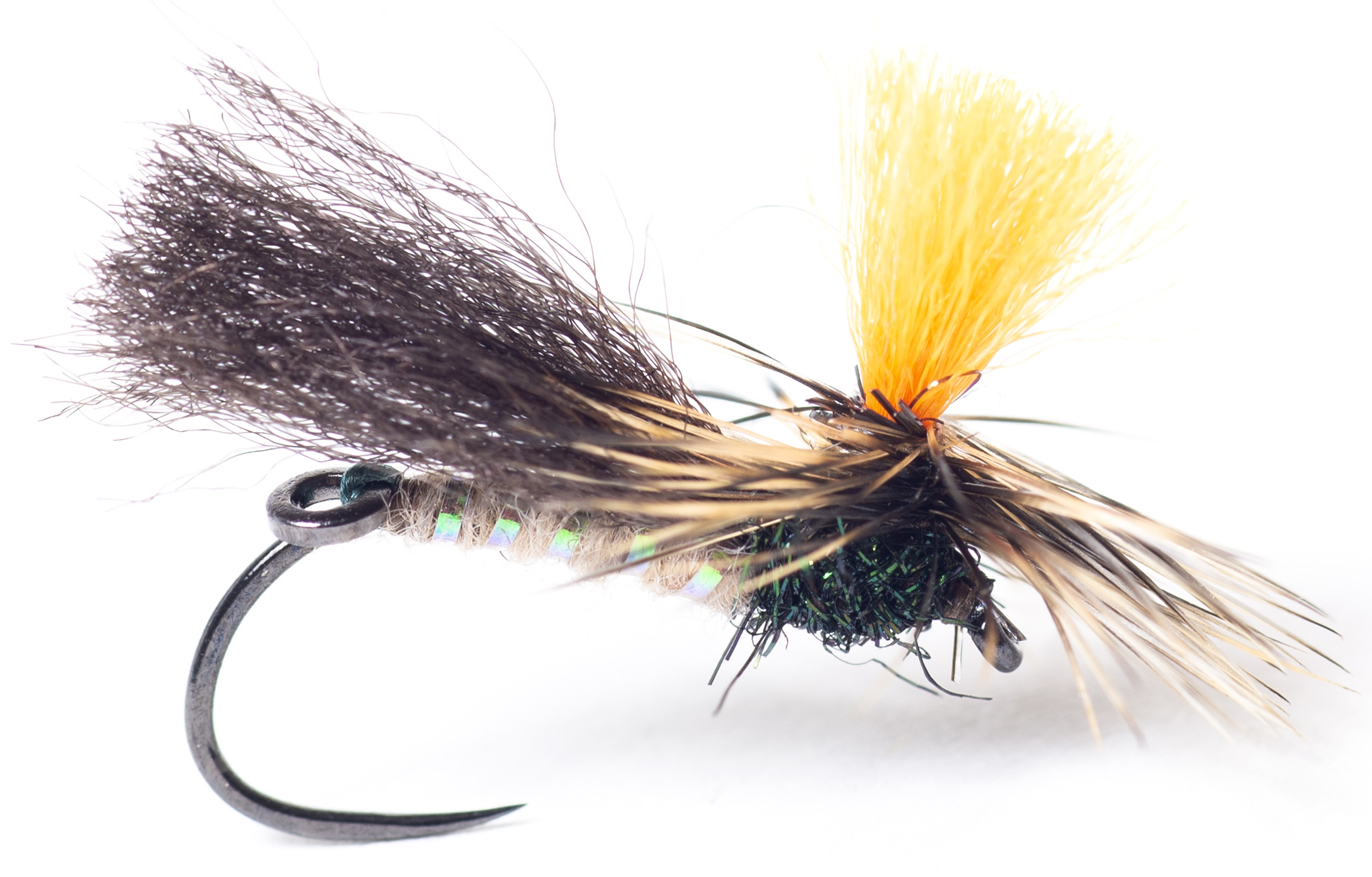 Guideline Mouche sèche - Indicator Caddis avec anneau Pitzenbauer