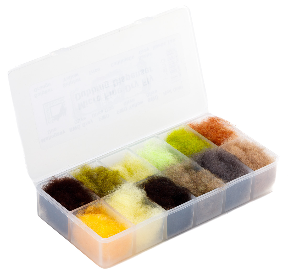Distributeur de dubbing Hareline Micro Fine Dry Fly DUB21
