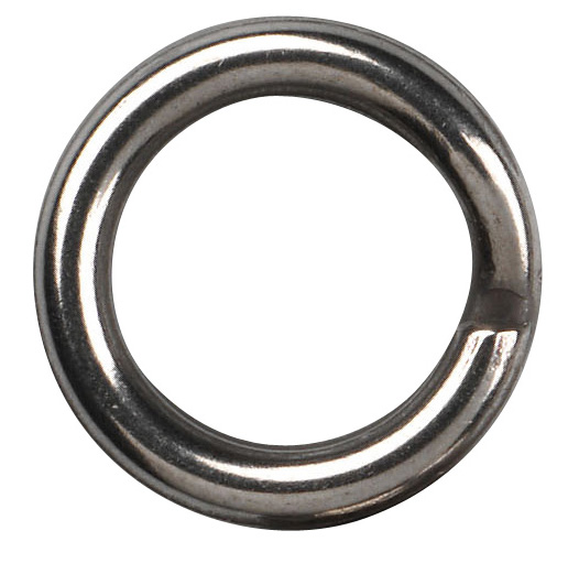 Gamakatsu anneaux explosifs Stainless Hyper Split Ring Black Nickel