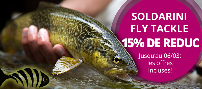 15% sur Soldarini Fly Tackle jusqu'au 6/3