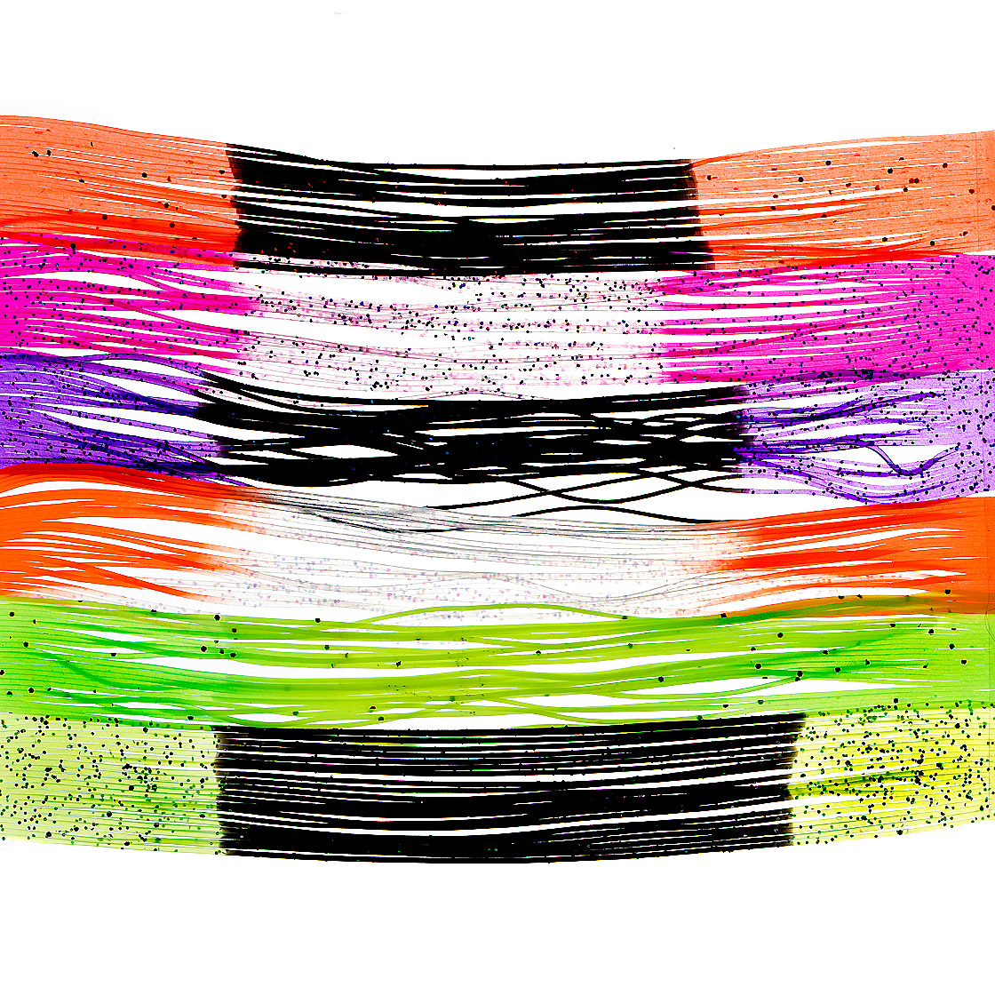 Hareline Crazy Legs Cuisses en caoutchouc tassées