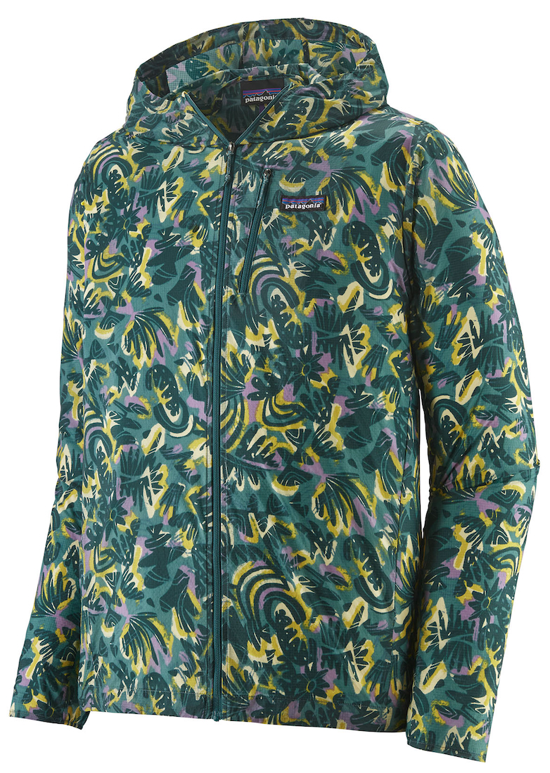 Patagonia M's Houdini Jacket Veste coupe-vent WBWE - Wild Botanist : Wetland Blue