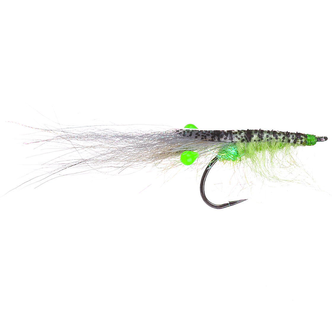 adh-fishing Mouche à truite de mer - Shell Shrimp Fluo Green