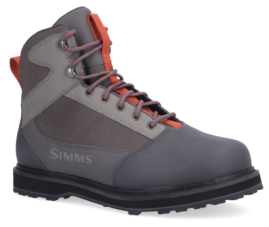 Simms Tributary Boot chaussures de wading avec semelle en caoutchouc basalte