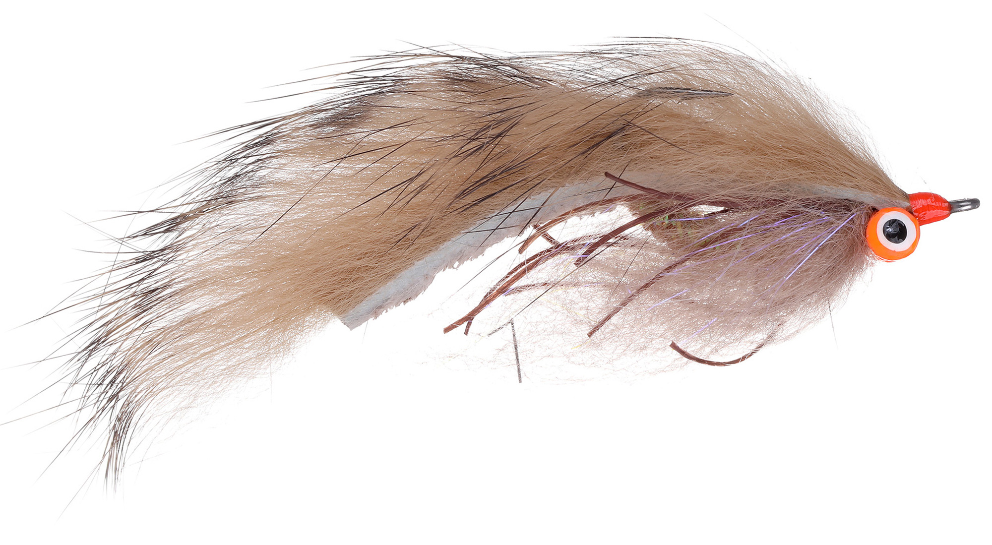 Fulling Mill Streamer Moore's Tungsten Hi-Lo Dark Tan #6