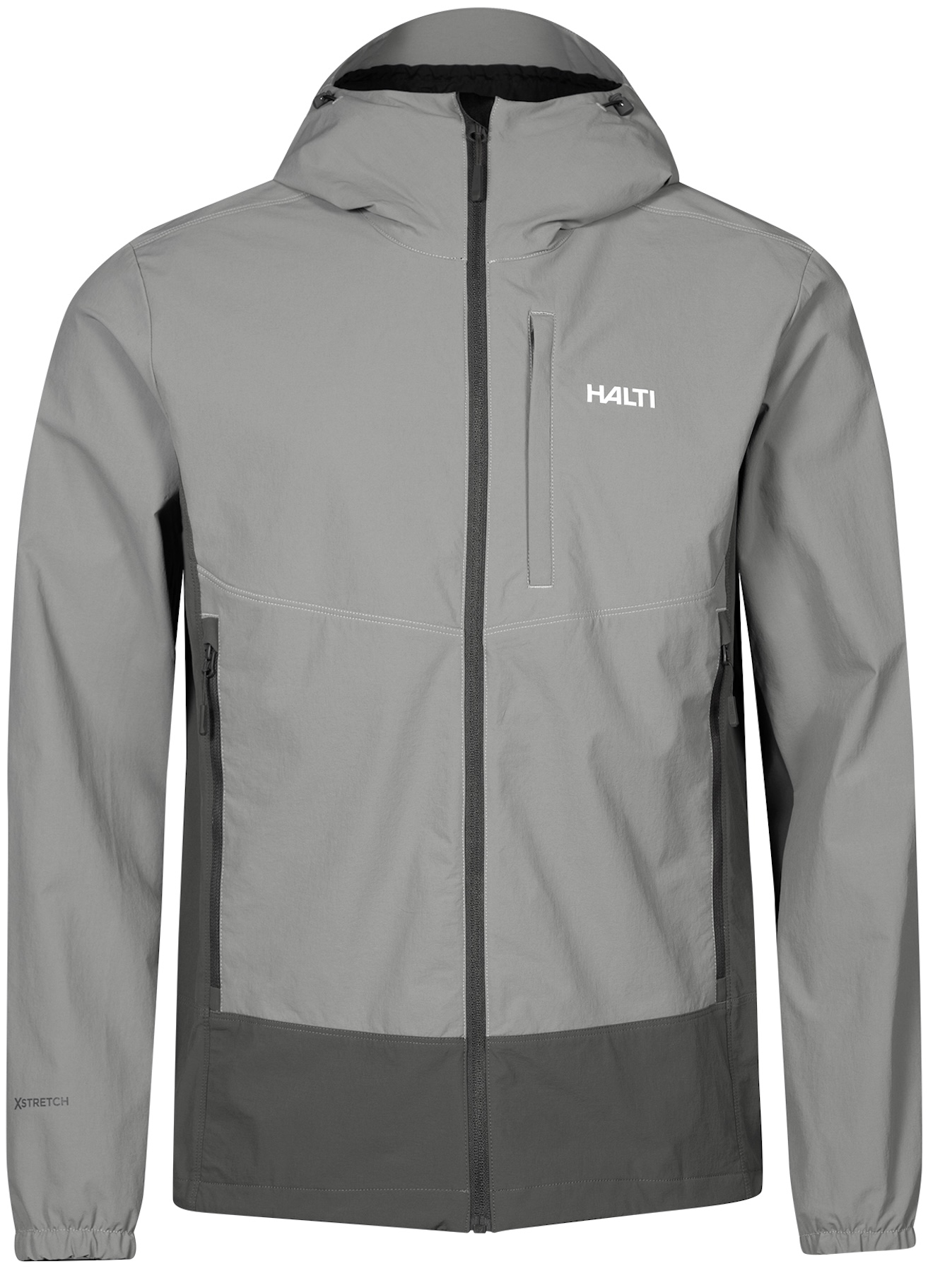 Halti Pallas Evo Cool Hooded X-Stretch Jacket UPF50+ Silent Storm Grey