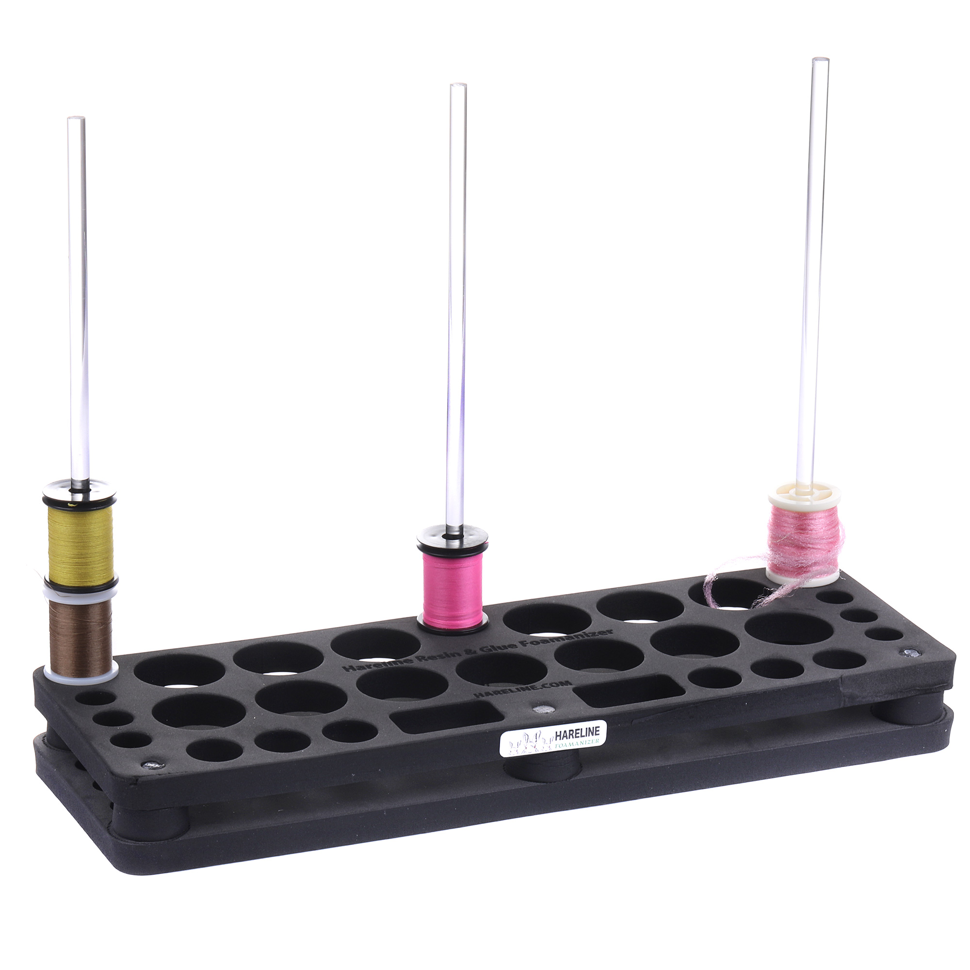 Hareline Resin Glue Foamanizer Module 12" - Station de rangement pour la table de montage