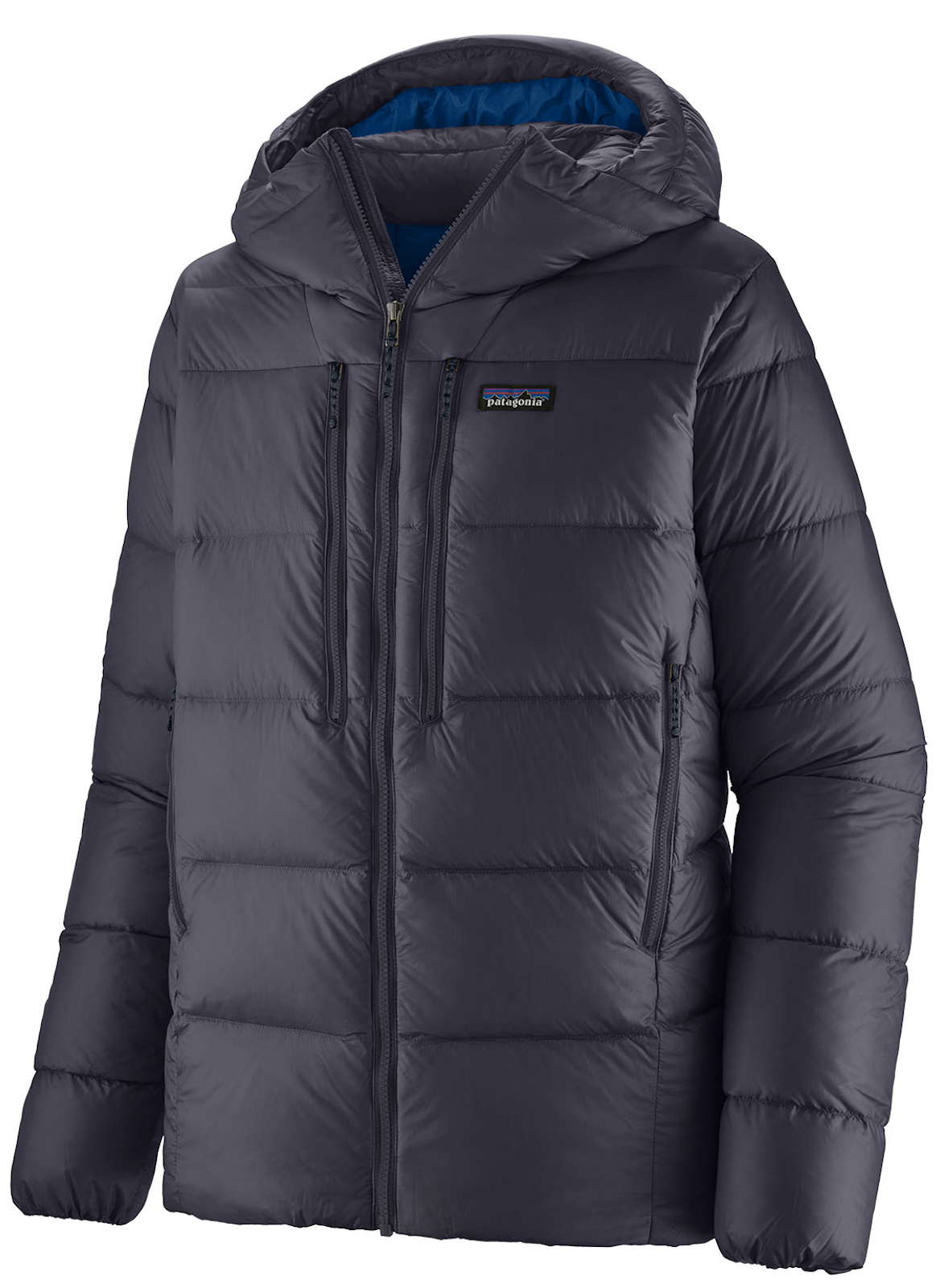 Patagonia Fitz Roy Down Hoody SNBE - Bleu foncé