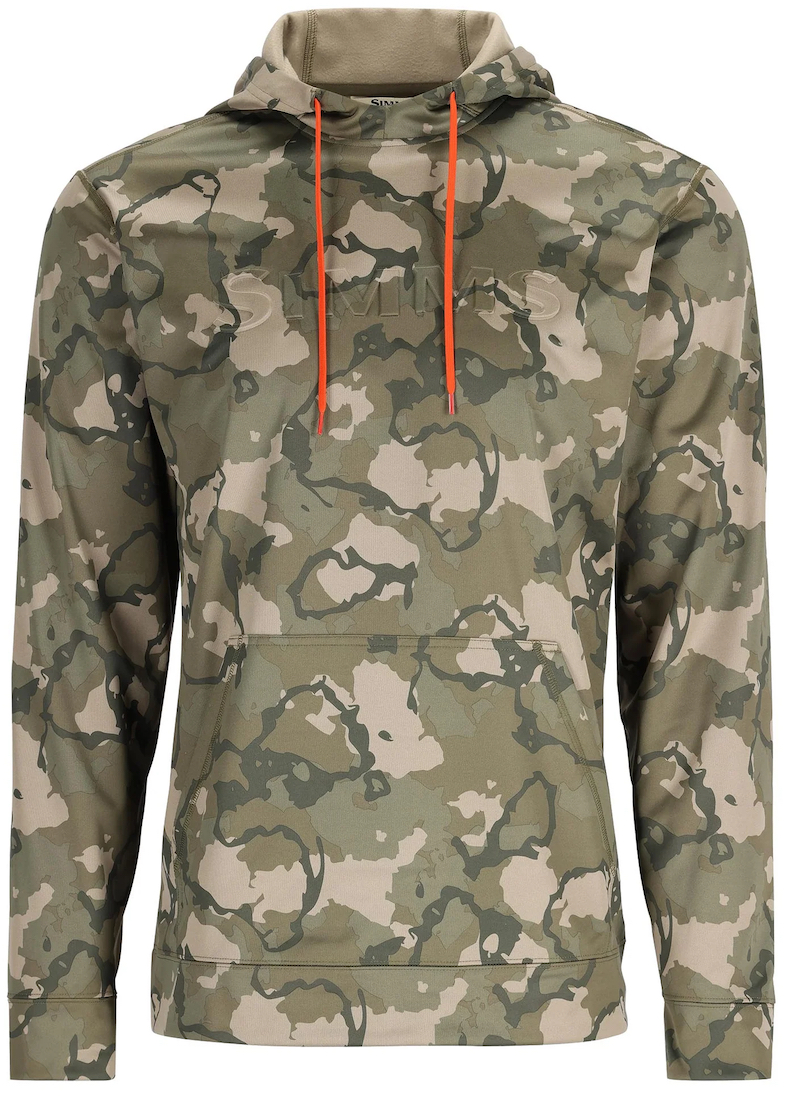 Simms Challenger Hoody sweat à capuche regiment camo olive drab