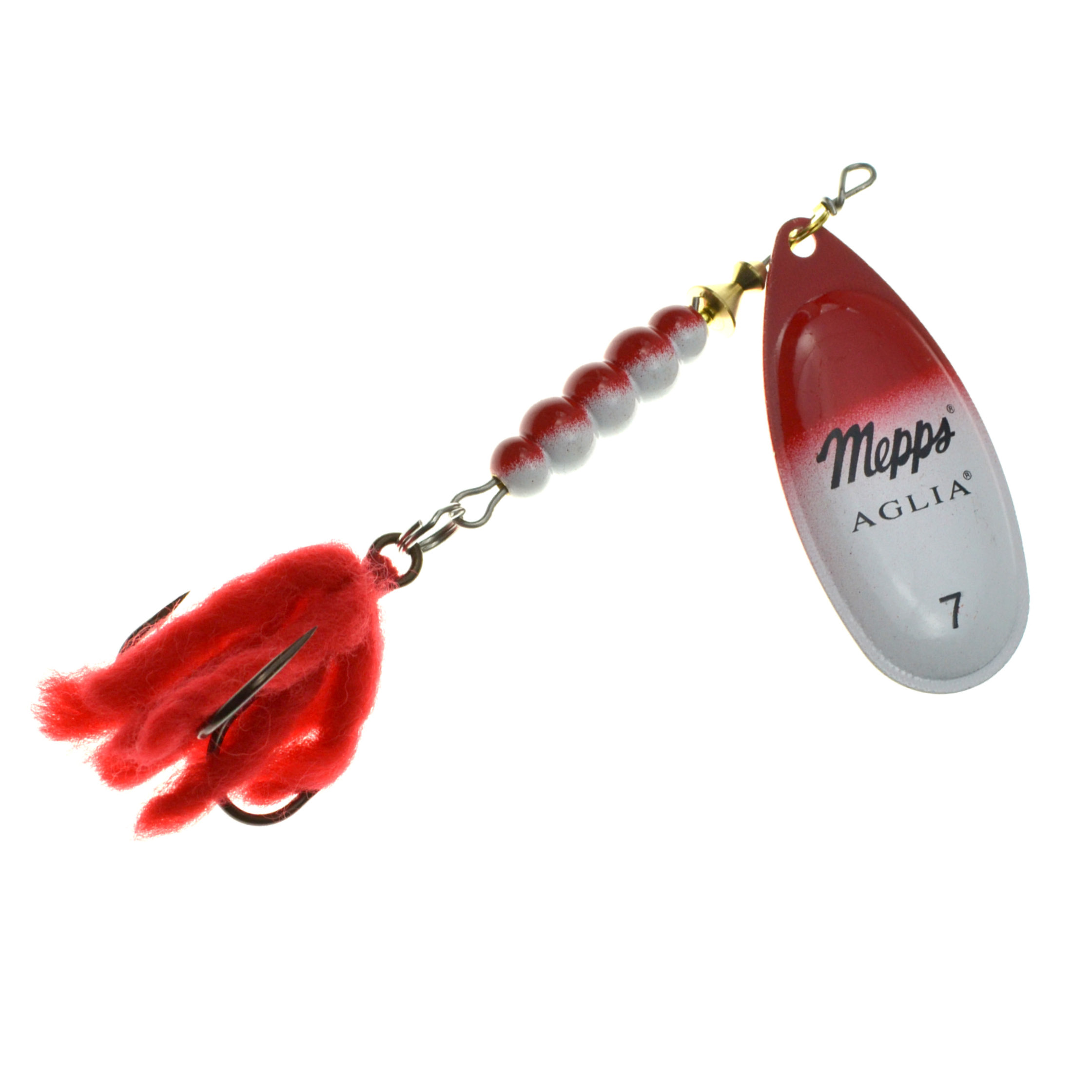 Mepps Aglia Nr.7 Spinner rouge/blanc