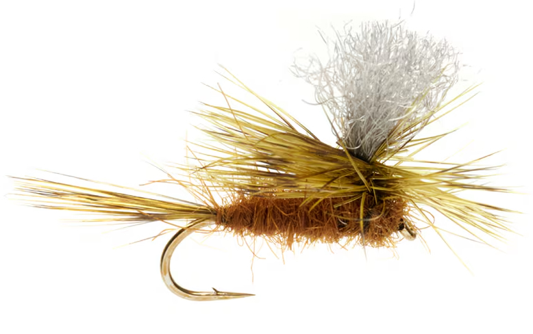 Fulling Mill Technical Dryfly Jackie's Corrib Parachute Olive #14 Mouche sèche