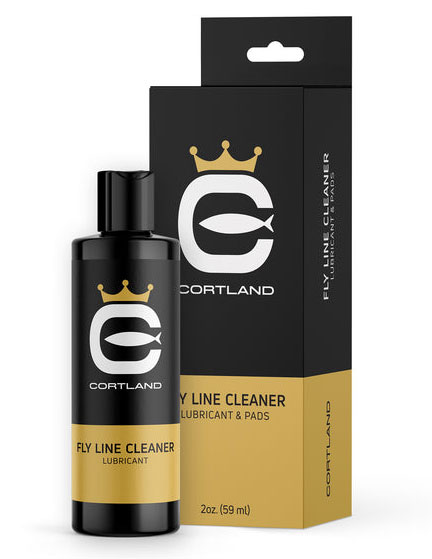 Cortland Fly Line Cleaner Lubricant & Pads Nettoyeur de ligne