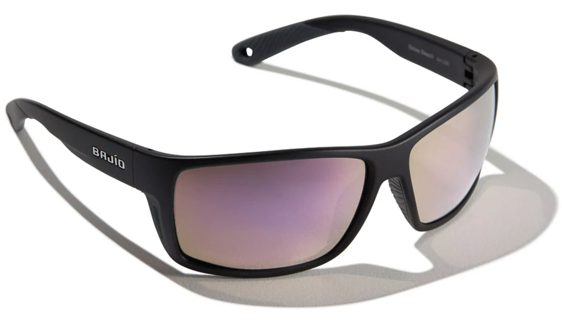 Bajio lunettes polarisantes Bales Beach - Black Matte (Rose Mirror PC)