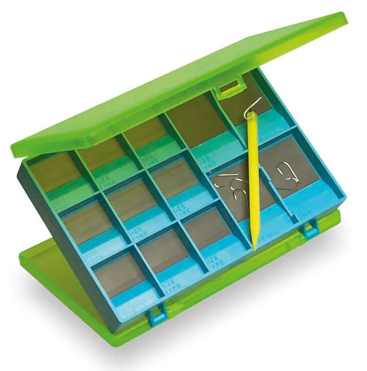Stonfo 259S Boîte magnétique pour crochets et midges remplissable des deux côtés - Double Magnetic Box