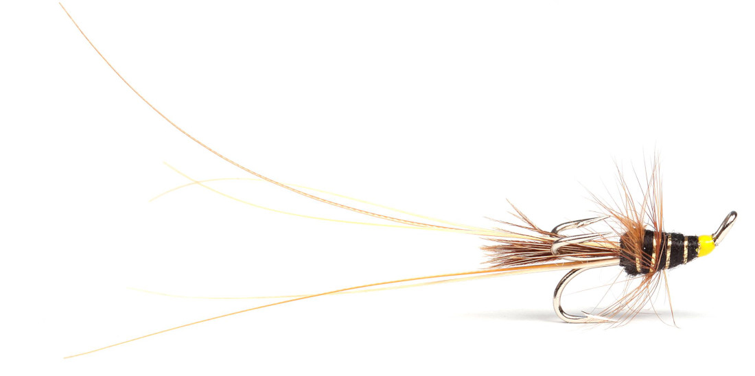Guideline Mouche à saumon - Black Frances Silver Treble
