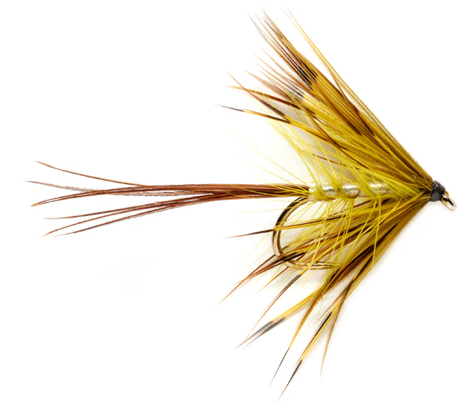 Fulling Mill McPhail Olive Mayfly French Partridge #10 Mouche de mai