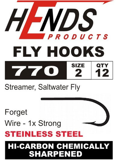 Hameçon Hends 770 Saltwater Fly Streamer